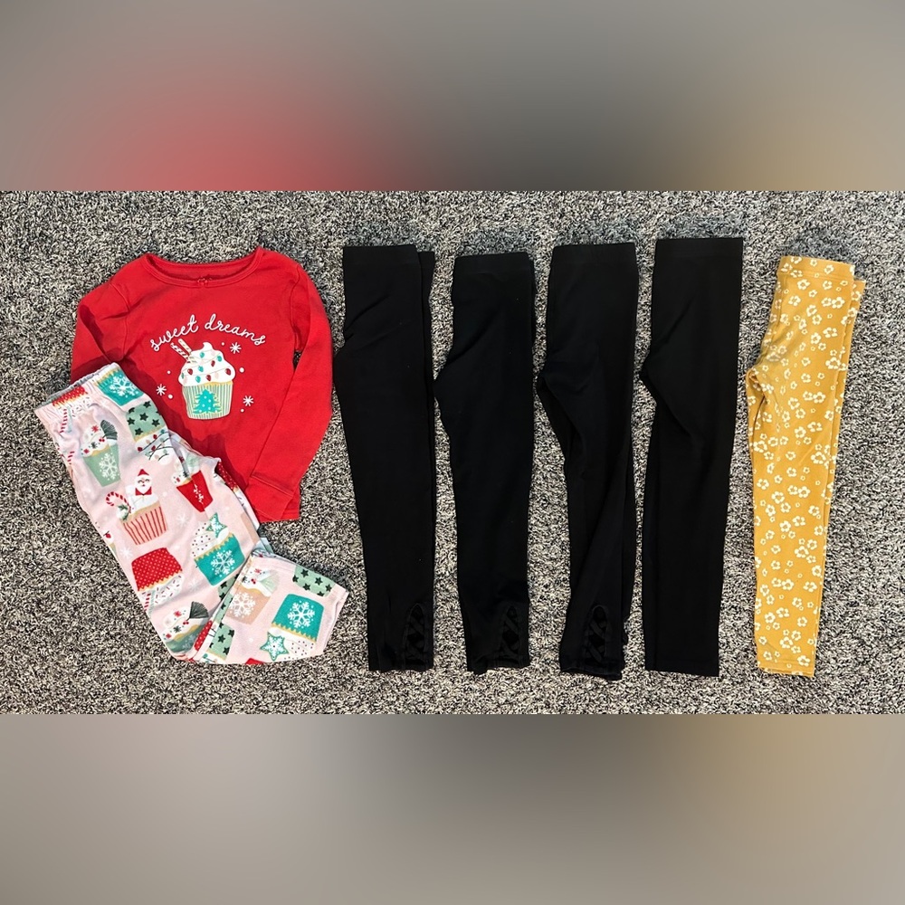 Girl’s Legging & Pajama Lot